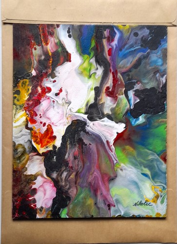 Moderne kunst 25 cm - x,
