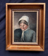 Ölgemälde – ältere Frau