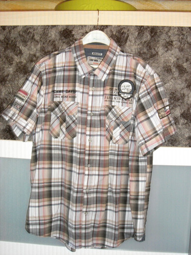 Camp david green hemd kurzarm - david,