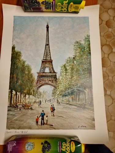 Kunstdruck gemälde leon - kunstdruck, g.leon