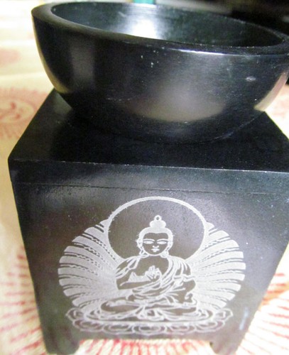 Duftlampe speckstein buddha - duftlampe,