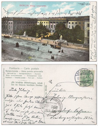 Berlin universität 1905 - berlin,