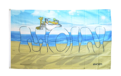 Fahne moin sandstrand flagge - fahne,