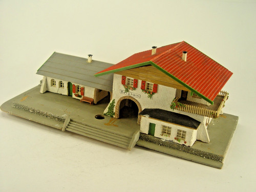 Bahnhof bergheim holz pappe - bergheim, holz,pappe