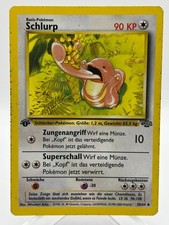 Schlurp 1. Edition - Jungle - 38/64 - Pokemon Karte - Deutsch