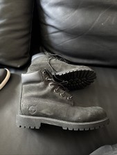 Timberland Schwarze Lederschuhe, Größe 39