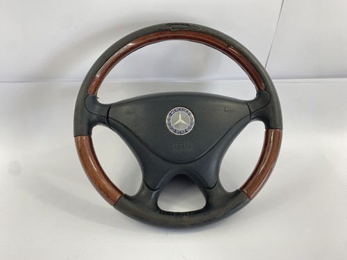 Lenkrad holz leder - lenkrad,