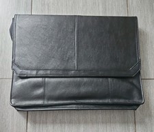 Aktentasche Harold´s Leder schwarz Laptop TOP  Tasche Harolds, Schwarz, 35x27cm