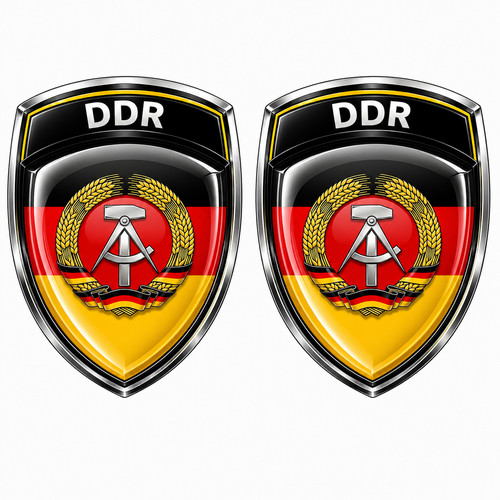 Ddr wappen aufkleber stück - ddr,