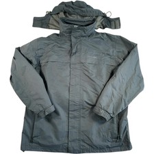 Trespass TP50 Burroughs Herren Jacke L wasserdicht winddicht blau Kapuze Outdoor