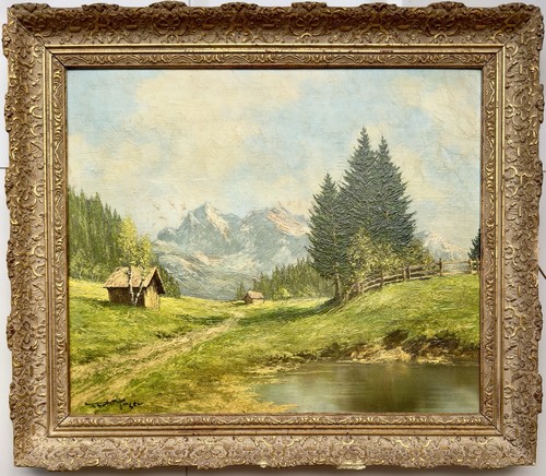 Original altes ölgemälde - altes,