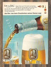 Bitburger pils bitte - -, bit