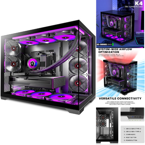 Kediers gehäuse atx - pc-gehäuse, 4