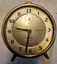 PRAXIS Wecker Tischwecker- Messinggehäuse Messing - 50er Jahre