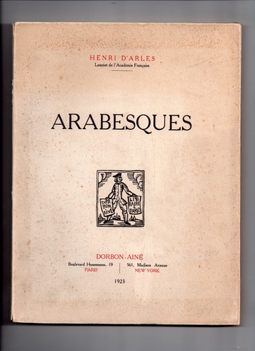 Henri arles arabesken - henri, 1923