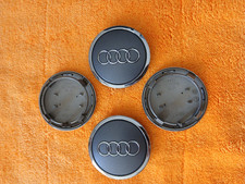 Nabenkappen org. Audi 69mm Mittelloch Alufelgen ca. 55mm Felgenkappen neuwertig