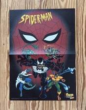 1995 Spider-Man Video game Sega Genesis SNES Vintage Rare Small Poster 42x30cm