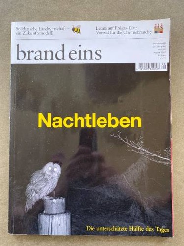 Brand eins magazin august 2009 - brand,