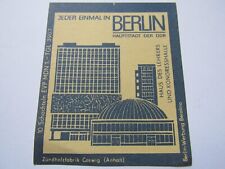 Streichholzetiketten 