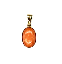 585 Gelbgold Anhänger Koralle Gold