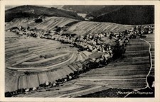 Ak Meuselbach in Thüringen, Luftaufnahme von  landwirtschaftliche... - 11425422