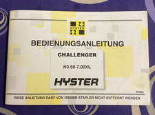 Bedienungsanleitung Stapler CHALLENGER H3.50-7.00 XL, HYSTER
