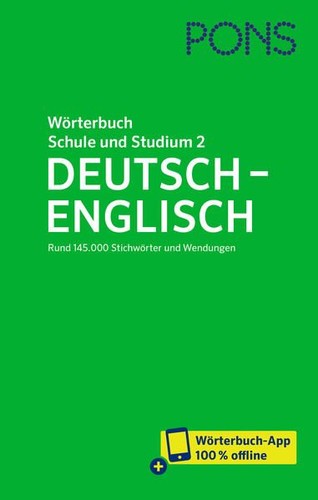 Pons wörterbuch für schule - wörterbuch,