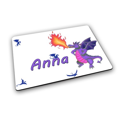 Platzset kinder lila drache - platzset,