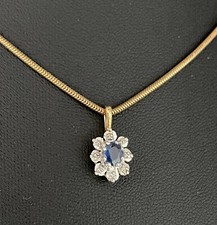 SCHÖNER ANHÄNGER 1 SAPHIR &