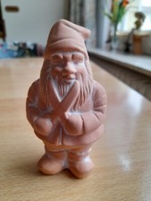 verschiedene kleine Gartenzwerge, Terrakotta, 11,5cm