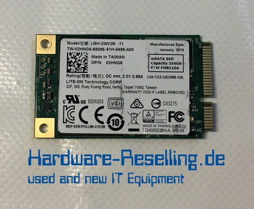 Dell 256gb ssd msata 8 - ssd, 1,8