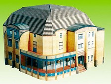 Gebäude Karton Bausatz