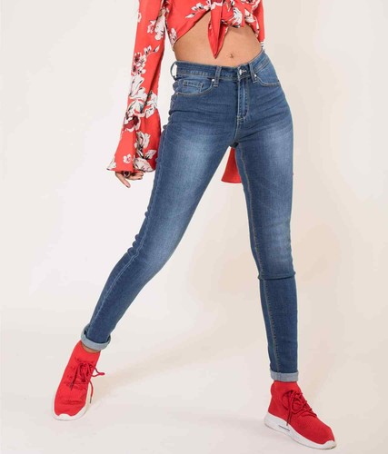 Damen jeans push - jeans, up