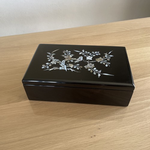 Vintage lackdose schwarz - vintage, mit