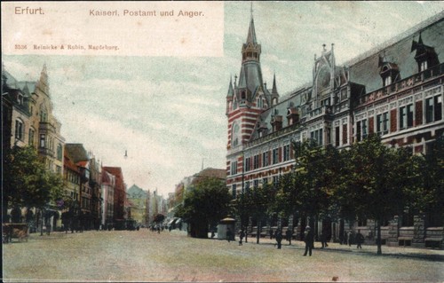 Erfurt kaiserl postamt und - erfurt, ,