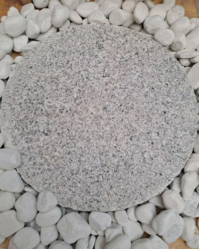 Granitplatte natur rund mit - natur,