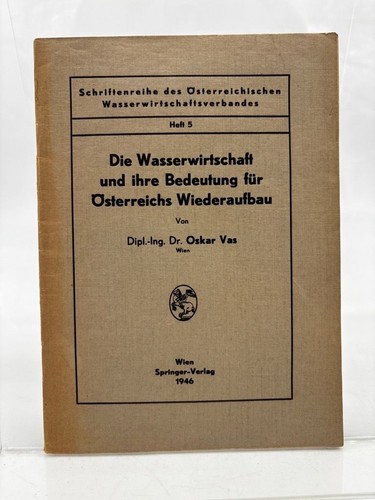 Die wasserwirtschaft und - wasserwirtschaft,
