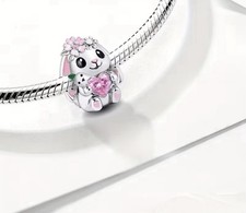 Hase Charm Anhänger Herz