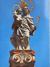 Murnau Marienstatue am Obermarkt  Ansichtskarte um 1960/70