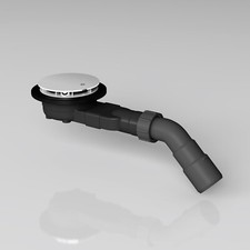 Duschwanne Ablaufgarnitur Ablauf Siphon Duschtasse Ø90mm Geruchverschluss AL005