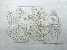 Eduard Bargheer Radierung nummeriert datiert 70 signiert