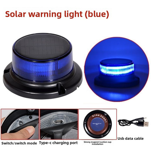 Solar led rundumleuchte lkwkfz - led,