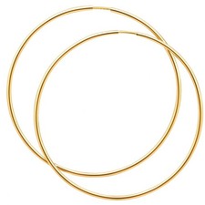 Creolen groß Gold 333 Glanz