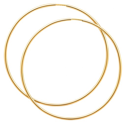 Creolen groß gold 333 - groß,