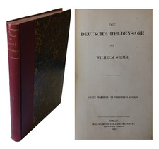 Die Deutsche Heldensage, Wilhelm Grimm, 1867, hrsg. von Müllenhoff