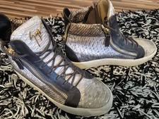 Giuseppe Zanotti Herren Schuhe High Class Gold Sehr Gut Gr.41 1/3 Leder!