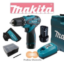 Makita Akku Bohrschrauber DF330DWE 10,8V, 2x Akku, Koffer, Ladeg., DF330 DF 330