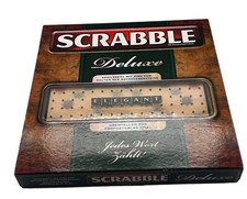 Mattel Scrabble Deluxe Wörterspiel Drehbares Spielbrett Kein Holz Vollständig