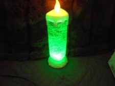 1.LED Glitzerkerze mit Farbwechsler