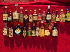 Miniaturflaschen Spirituosen Ausländische Erzeugnisse Konvolut 24 Stück